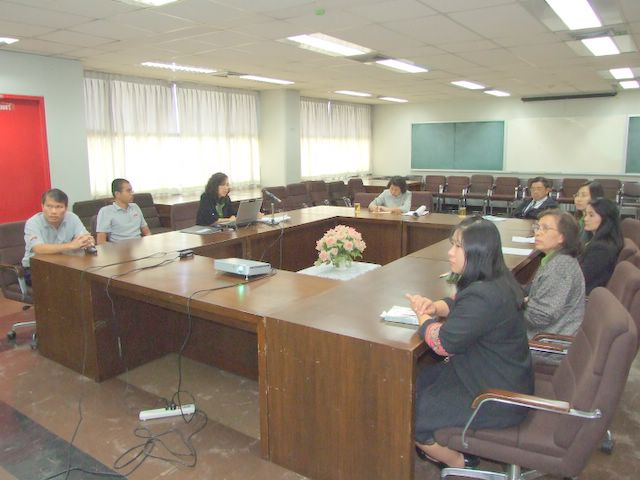 คณะกรรมการตรวจประเมินระบบประกันคุณภาพการศึกษา จากมหาวิทยาลัยเชียงใหม่กลุ่มที่ 3 ดำเนินการตรวจสอบ และประเมินระบบประกันคุณภาพการศึกษา ปี 2549