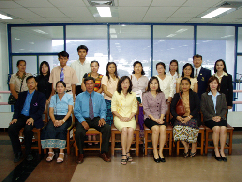 เจ้าหน้าที่ห้องสมุด จาก “มหาวิทยาลัยแห่งชาติลาว”เข้าศึกษาดูงาน ณ ห้องสมุดคณะแพทยศาสตร์ มหาวิทยาลัยเชียงใหม่วันที่ 10 กรกฎาคม 2549 เวลา 14.30น.-16.30 น.