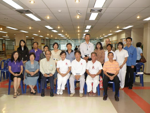 Tai chi, a typically practiced for health and longevity islectured and workshop byA.Kantipong and A.Nisachon, Chi Dynamics Thailand.