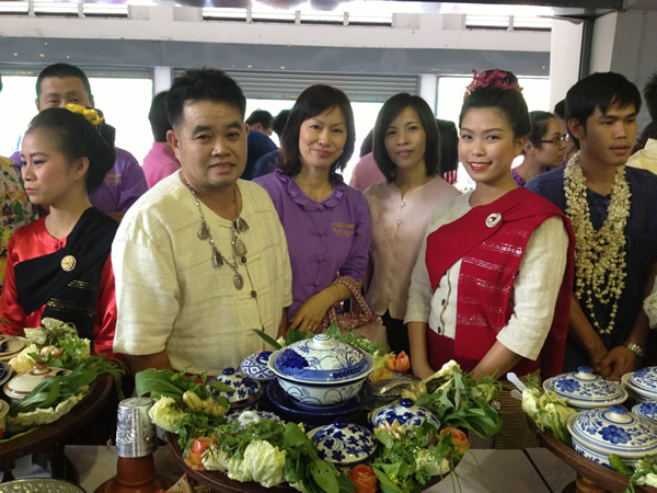 Medical Library,CMU celebrates Songkran Festival and invites Chief Librarianto give blessing to library staffs. Also participadted in Faculty’s Songkran FestivalCerebration 2013 and joined cultural food cooking contest.