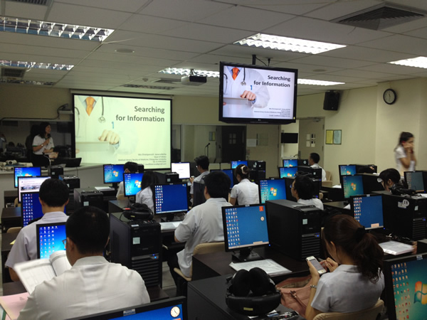 Medical Databases Searching and Online Service for Physicians inInternal Medicine Dept.