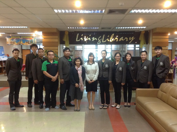 Staffs of Audiovisual Section, Faculty of Medicine, Srinakharinwirot Universityvisited Library.