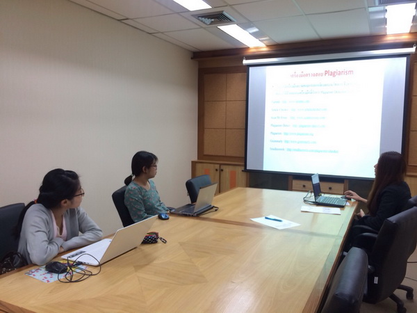 Databases or Programs Training by Medical Library in May 2015