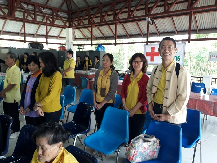 The Library participates with Suandok Head Section Club for Books Donation to Wai Thong Niwet Retirement home in Mae Taeng District, Chiang Mai.