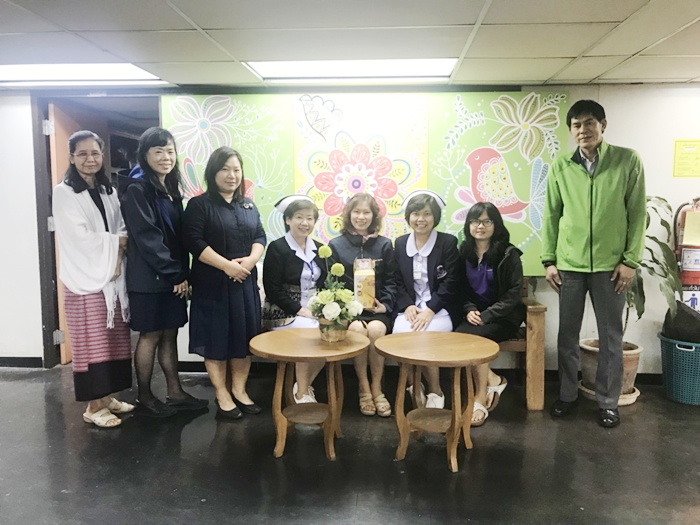 Medical Library, CMU made merit and celebrated on the occasion of New Year 2018.