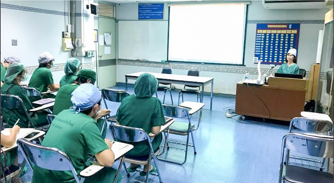 Databases searching on Internet network Anesthesiology department