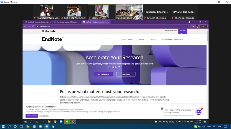 บรรยายเชิงปฏิบัติการภาควิชาพยาธิ
