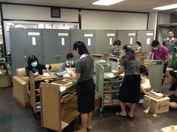 Library Big Cleaning Day.