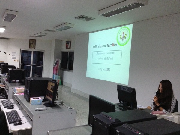 Turn It In training for Graduate students and Academic staffsof Faculty of Pharmacy, CMU.