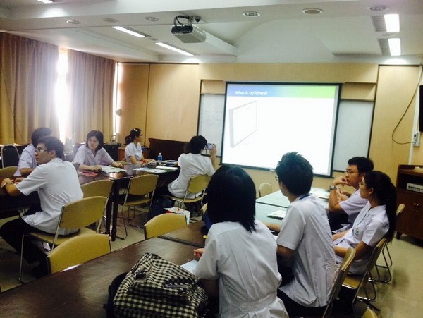 UpToDate Training for Librarians and Residents of Internal Medicine,Pediatric and ObGyn Departments.