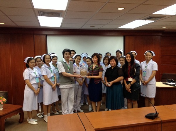 Nurses from specific training program visited library.