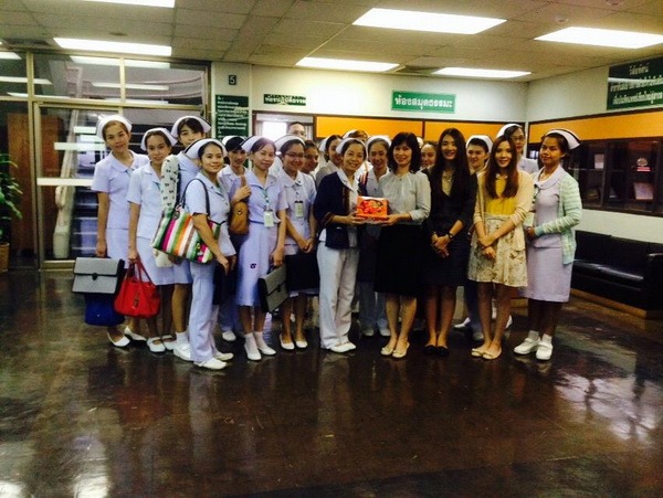 2014 Site visit from nurses of nursing section, Maharaj Nakorn Chiangmai Hospital